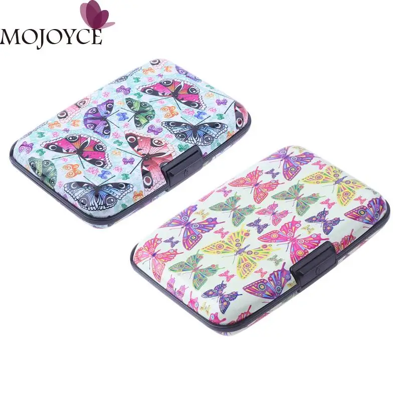 

7 Pocket Women Card Holder Aluminum Waterproof Name Card Box Holder Credit Card Case Business CardS Holder Wallet for Female New