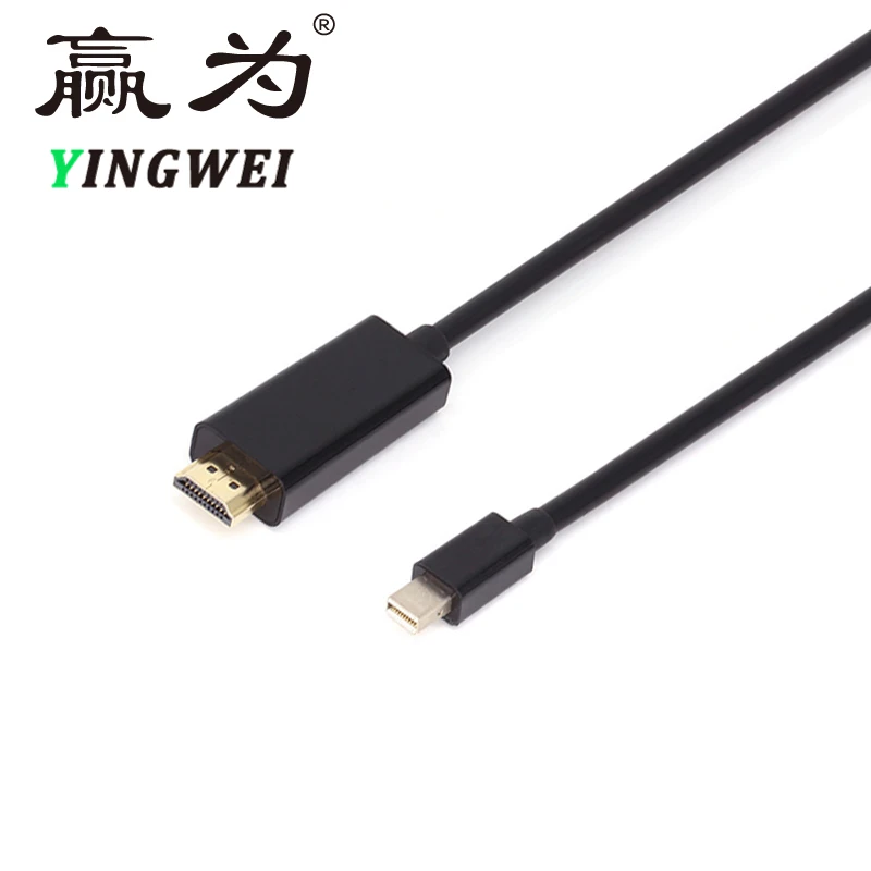 

1.8m Thunderbolt Displayport Mini Display Port Male MINI DP to Male HDMI V1. 4 Adapter Converter cable For Macbook Mac Air Pro