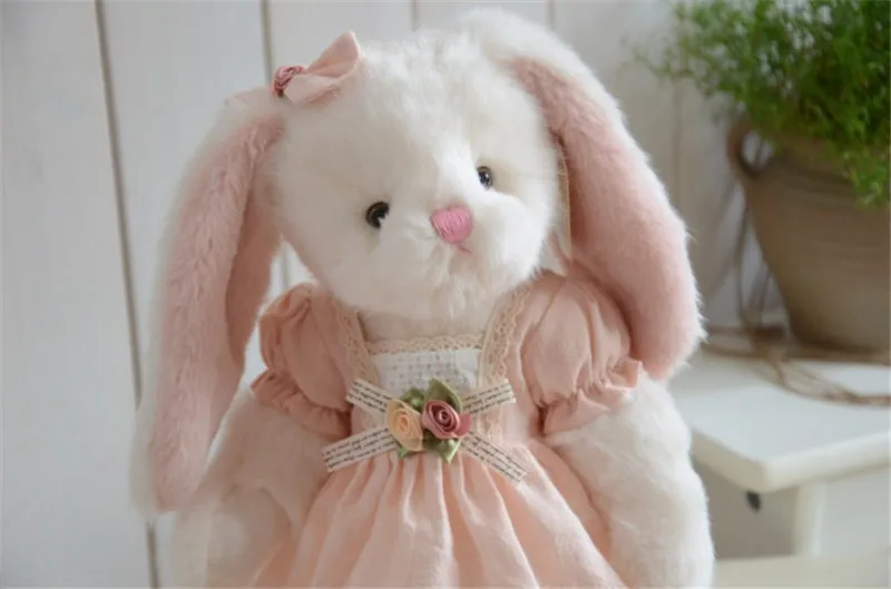 High Quality Baby Kids Sleeping Comfort Bunny Rabbit Plush Toys Soft Stuffed Dolls  Lovers Gift 35cm  (28)