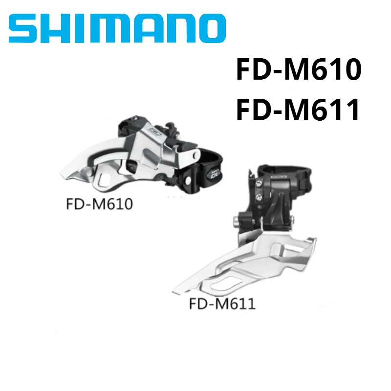 

Shimano Deore FD-M610 30 Speed Triple Top-Swing Dual-Pull MTB Front Derailleur M611 Mountain Bike Bicycle