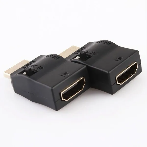 IR HDMI Extender мужчин и женщин Продлить адаптер Кабельный разъем конвертера для HDTV HDCP w/ir hdmi передатчик и HDMI приемник