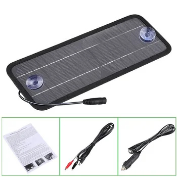 

12V 4.5W Solar Charger Solar Panel /Battery Charger For Car/Mobile Phone/Other 12V Rechargeable Battery 2pcs/lot Free shipping