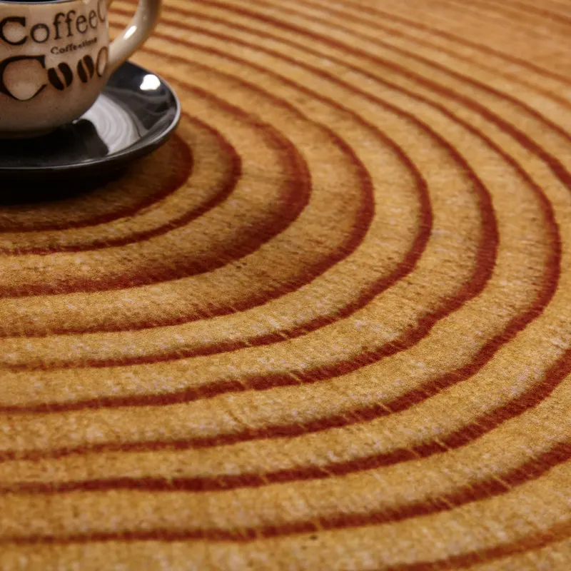 Antique Wood Tree Annual Ring Round Environmental Carpet For Living Room Bedroom Study Room Non-slip Chair Mat Plush Rug Antique Wood Tree Annual Ring Round Environmental Carpet For Living Room Bedroom Study Room Non-slip Chair Mat Plush Rug