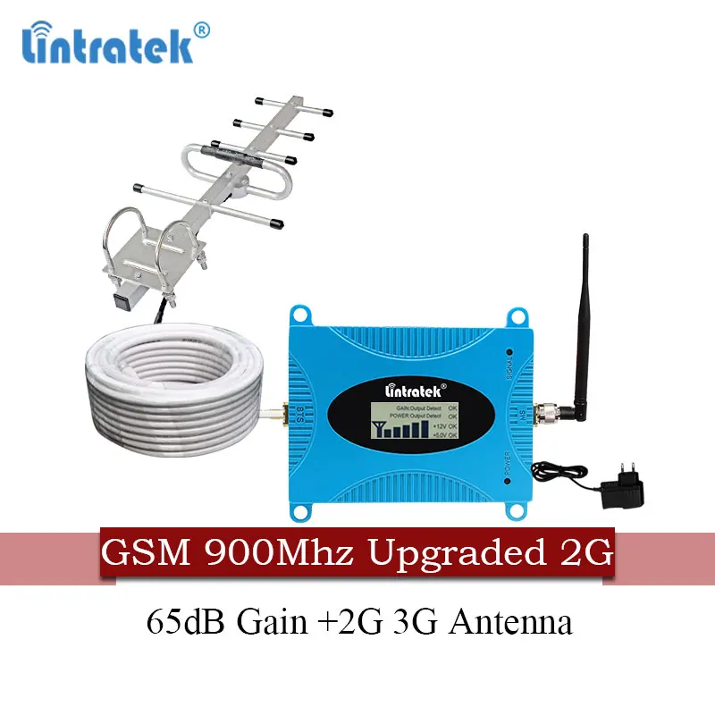 Прямая поставка Lintratek GSM повторитель 900 МГц 2G мини 65 дБ усиление усилитель