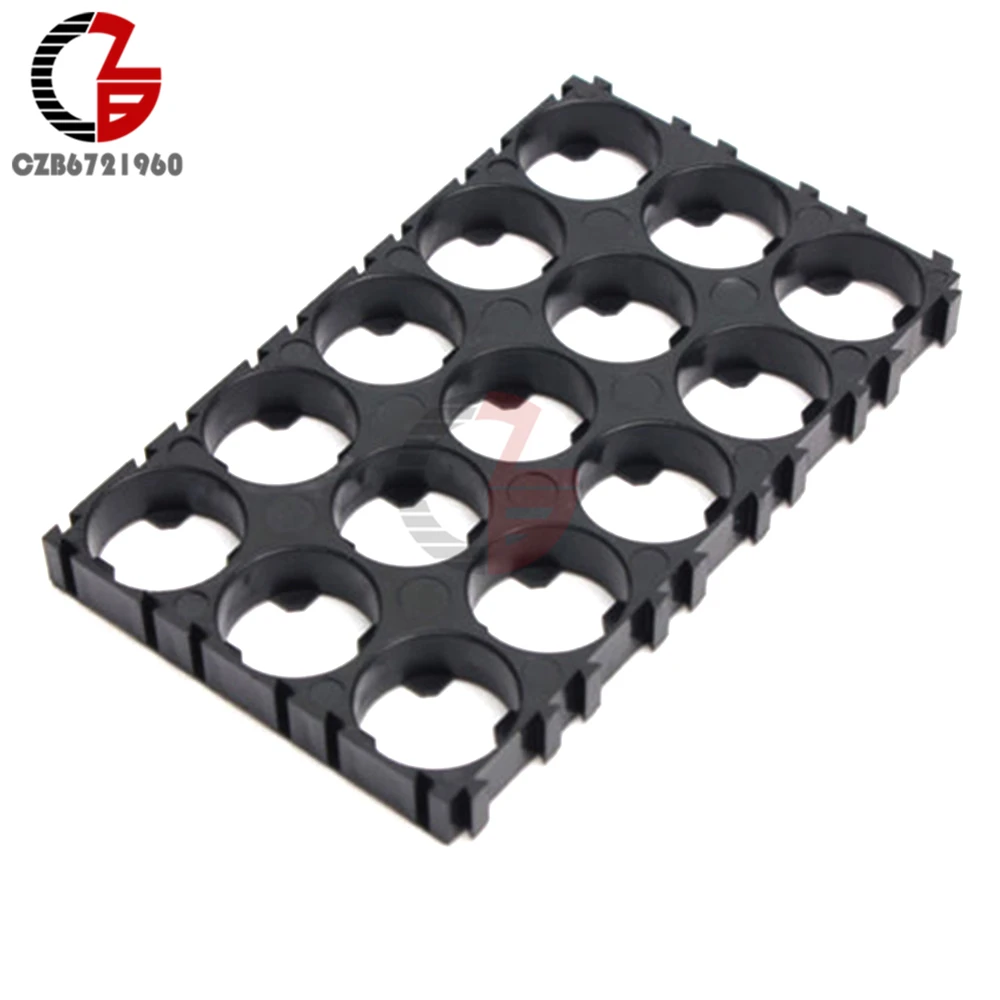 

3x5 18650 Cell Lithium Battery Spacer Radiating Shell Plastic Heat Holder Bracket for Electric DIY
