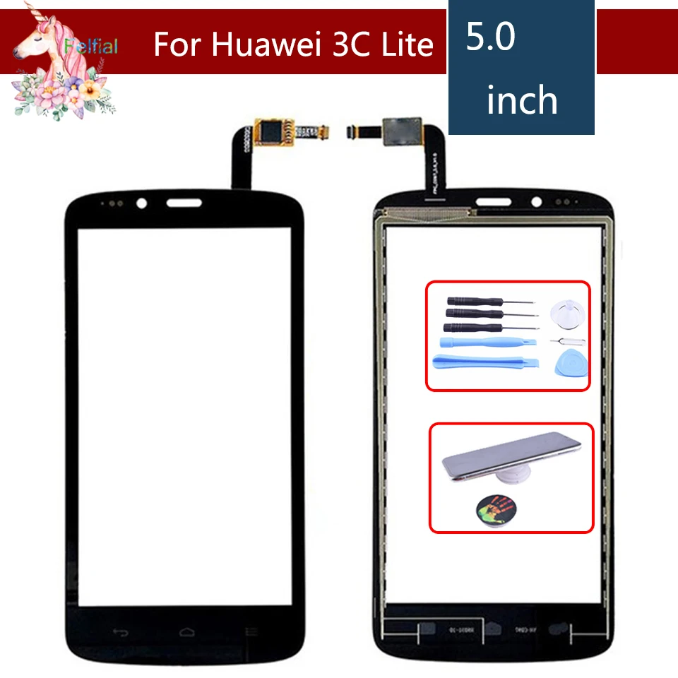 5 0 &quotдля Huawei Honor 3C Lite Play HOL-U19 ЖК сенсорный экран дигитайзер сенсор внешнее стекло