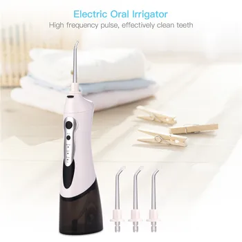 

Electric Water Flosser USB Rechargeable Oral Irrigator Household Water Tooth Cleaner High Frequency Pulse Teeth Whitening 0