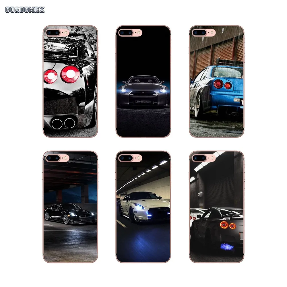 

Transparent Soft Cases Covers For Huawei Honor 6 Play 4C 5C 5 6 7X 8 9 Lite 5A 6A 6C Pro Y3 Y5 Y6 II Mate 7 8 9 Nissan GTR Car
