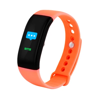 Фитнес Смарт-браслет Heartrate кровяное давление кислородный оксиметр спортивный браслет умные часы для iOS Android - Цвет: orange