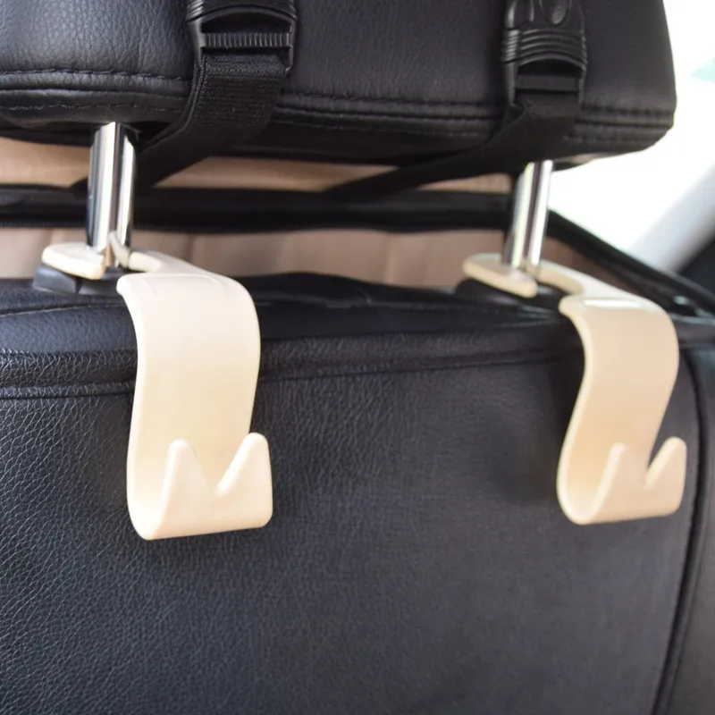 

Car Auto Seat Hangers 4Pcs Car Seat Back Headrest Holder Hook for Bag Coat Organizer Holder Universal dropship j20