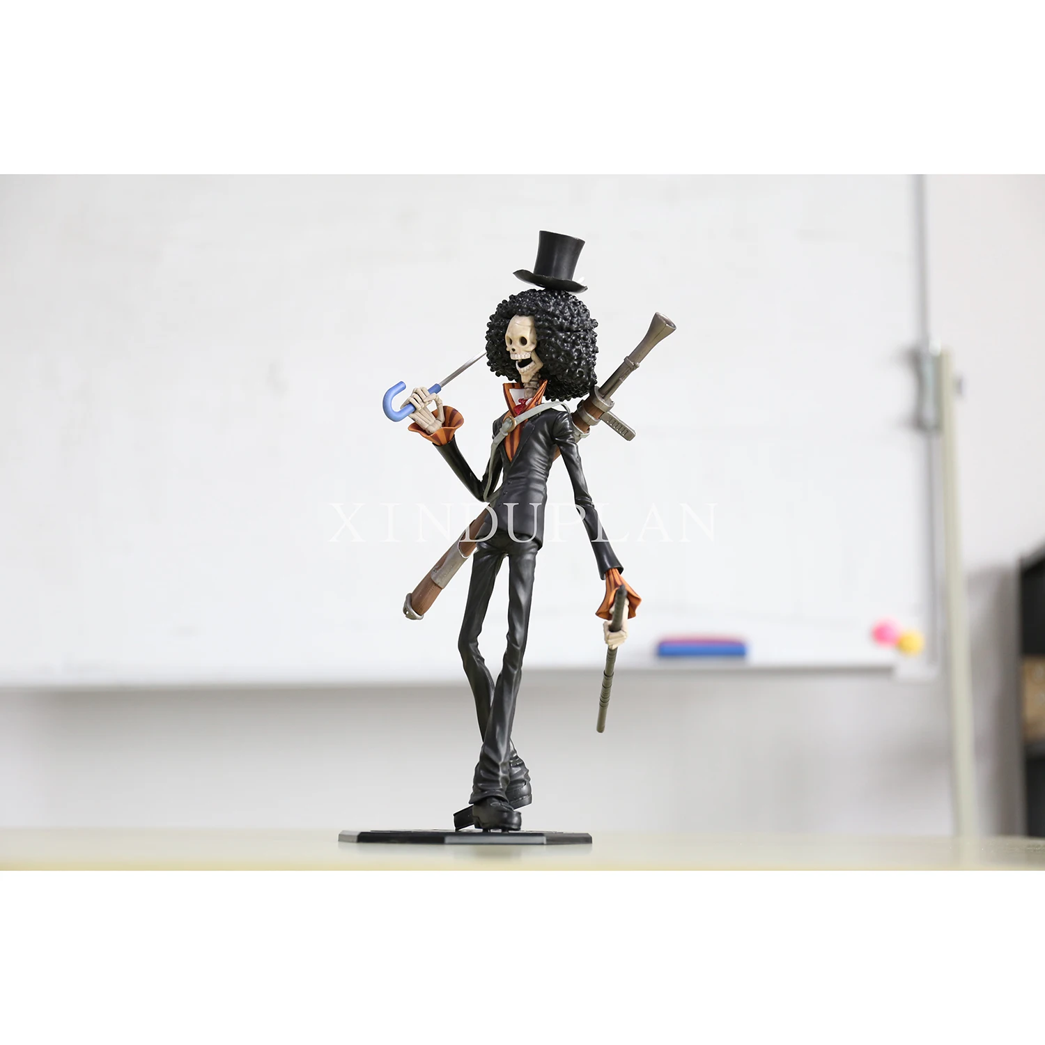 XINDUPLAN Tek Parça Burukku Onepiece BROOK POP Yeni Dünya Action Figure Oyuncaklar PVC 29 cm Büyük Çocuk Hediyeler Koleksiyonu Modeli 0933