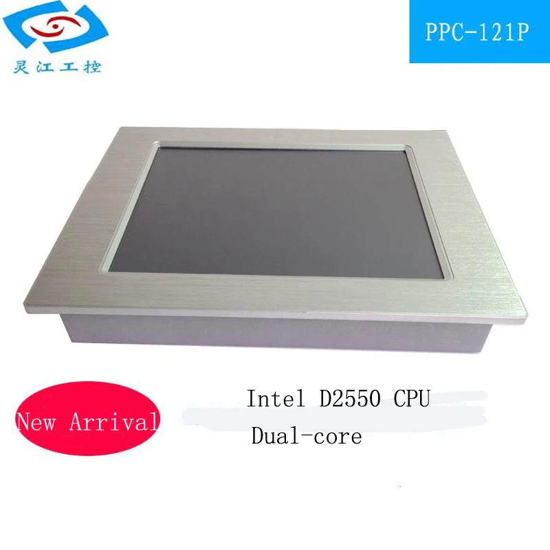 

windows xp 12.1 inch industrial Panel PC with LCD display touch screen monitor intel atom N2800 processor