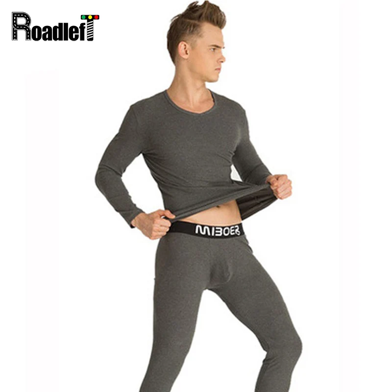 5 Colors Size M/L/XL/XXL Mens Comfortable Thermal Underwear Sets Autumn