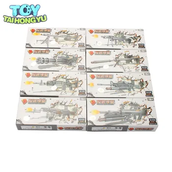

TAIHONGYU 8pcs 1/6 MM0596 4D Gun Models Set Soldier Military Assemble Model Toys