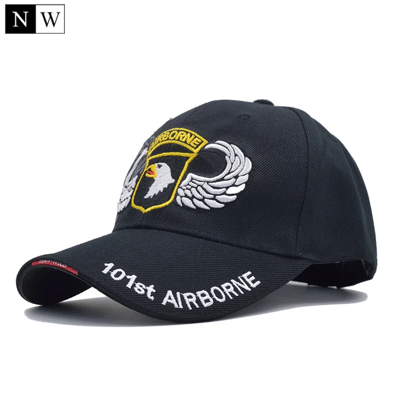 [NORTHWOOD] عالية الجودة 101st Airborne شعبة قبعة بيسبول الرجال لنا قبعة مموهه قبعة أبي الهواء FOREC الرياضة التكتيكية كاب العظام Snapback