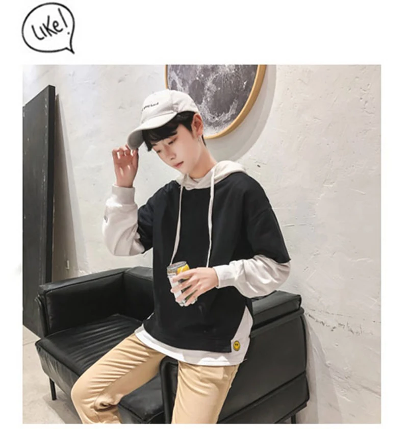 Korean sweatshirt men hoodie hip hop  (14)