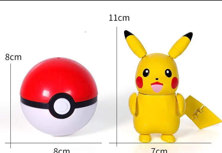 Compra una Pokeball con una figura grande de Pikachu