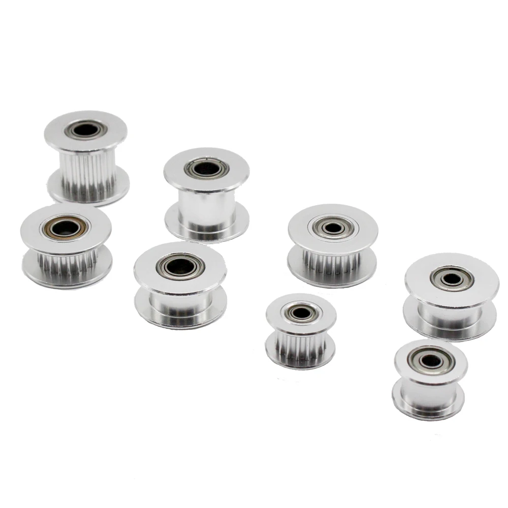

GT2 Pulley 16/20 With Teeth Pulley 16/20Teeth / without Teeth Timing Gear Bore 3/5mm For 2GT belt Width 6/10mm