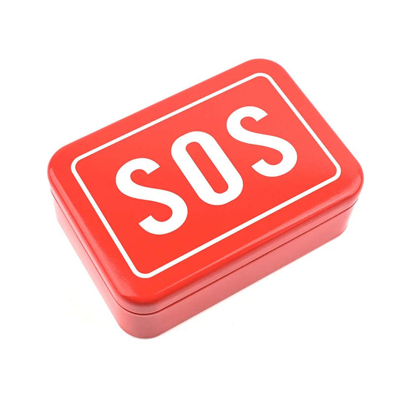 Открытый Sos ящик для хранения инструментов Кемпинг Туризм аварийный набор инструментов для выживания многофункциональный дикой природы Sos ящик для инструментов 1 шт.(только коробка