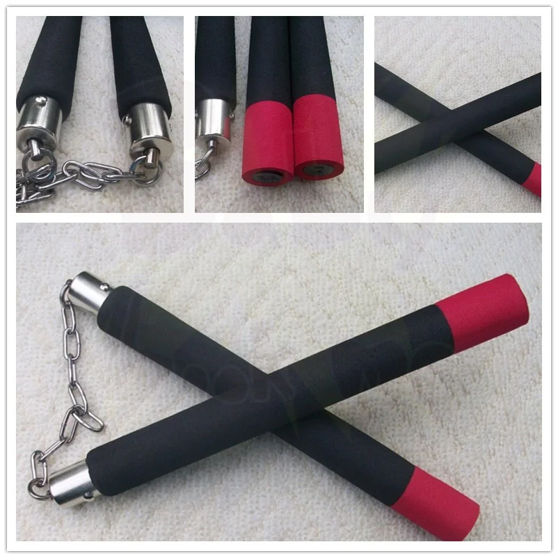 New Foam Padded Training Nunchucks Nunchakus Martial Arts Toy Padded