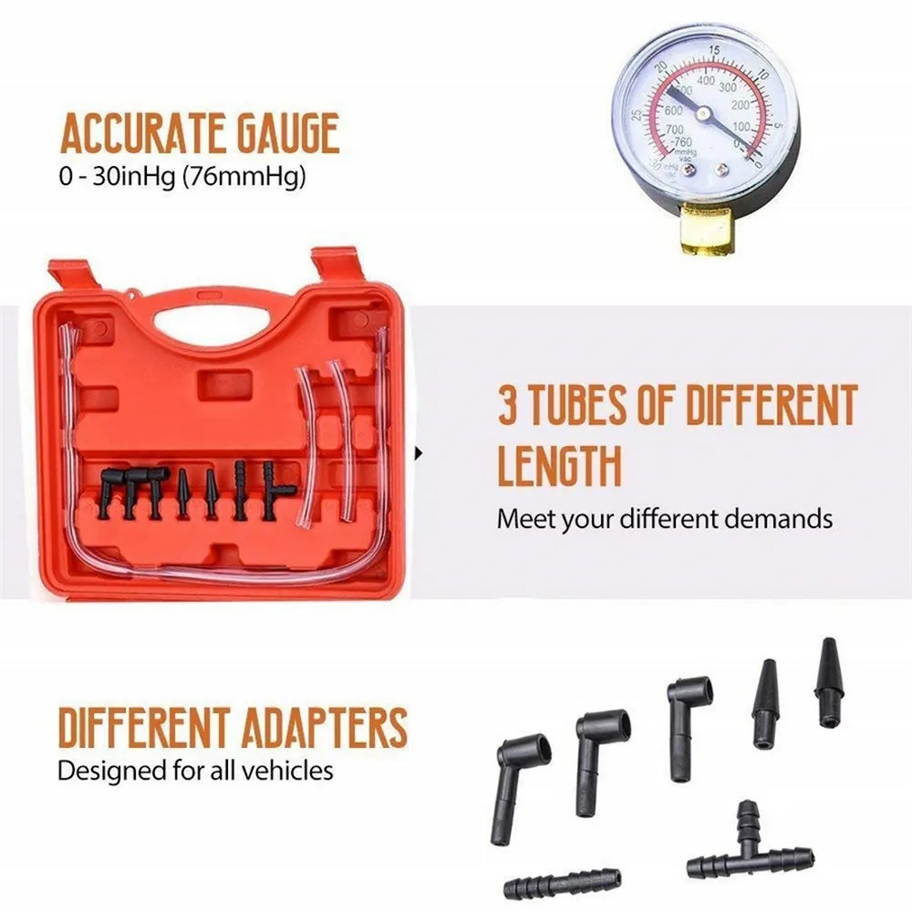 2 в 1 сливной аппарат для тормозной жидкости и вакуумный насос для автомобиля Мотоцикл Bleeder набор тестов вакуумные испытания