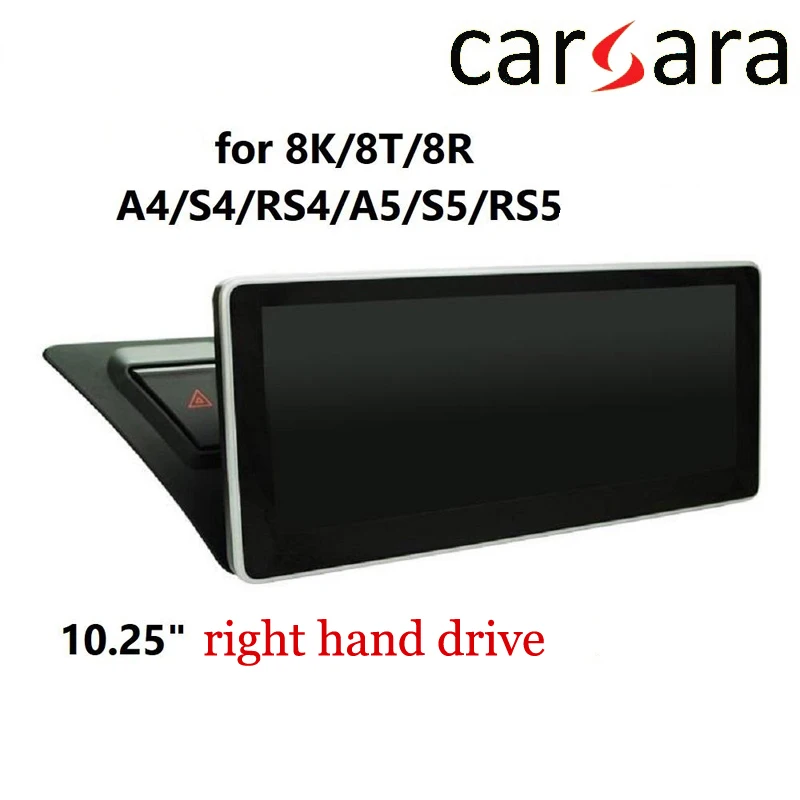 Perfect RHD 10.25 Au di  A4 S4 RS4 A5 S5 RS5 8K 8T 8R Android Display Smart Cockpit Touch Screen MP4 MP5 DVD Player Navigation Radio 0