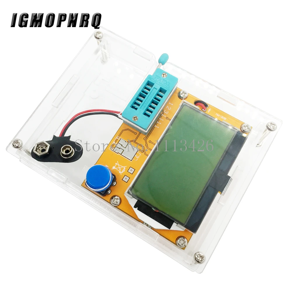 Lcr-T4 Mega328 M328 Diodo Triodo Di Capacità Esr Meter Mos Pnp Transistor Tester Display Lcd Transistor Diodi Con Il Caso Scatola