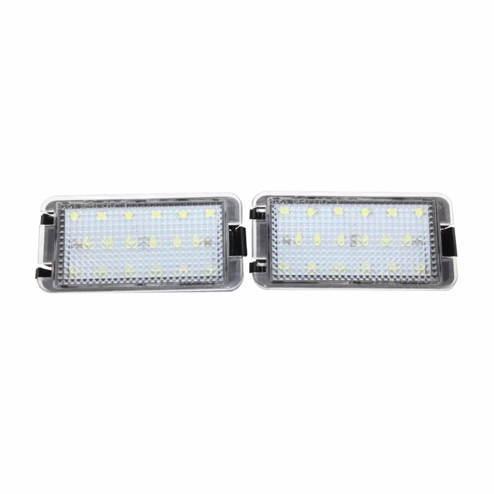 2x Canbus 18led License Plate Light Car Number Plate Lamp For Seat