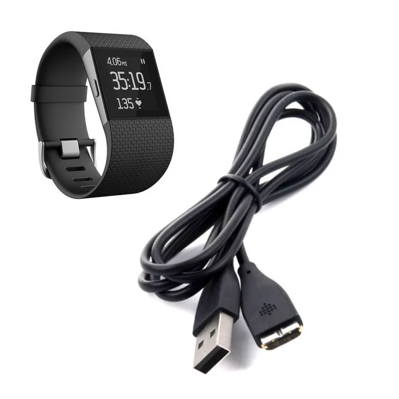 Хорошая usb зарядный кабель зарядное устройство для Fitbit Surge фитнес часы браслет 10 января