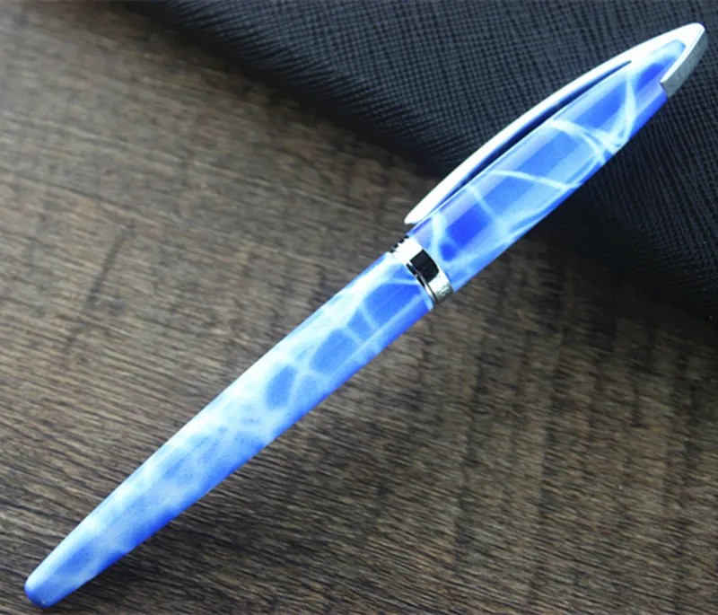 

NEW JINHAO 156 ELEGANT BLUE GRAY FINE NIB FOUNTAIN PEN AND GREY GREEN BLACK BROWN WINE 7 COLORS FOR CHOICE BEST GIFT OFFICE