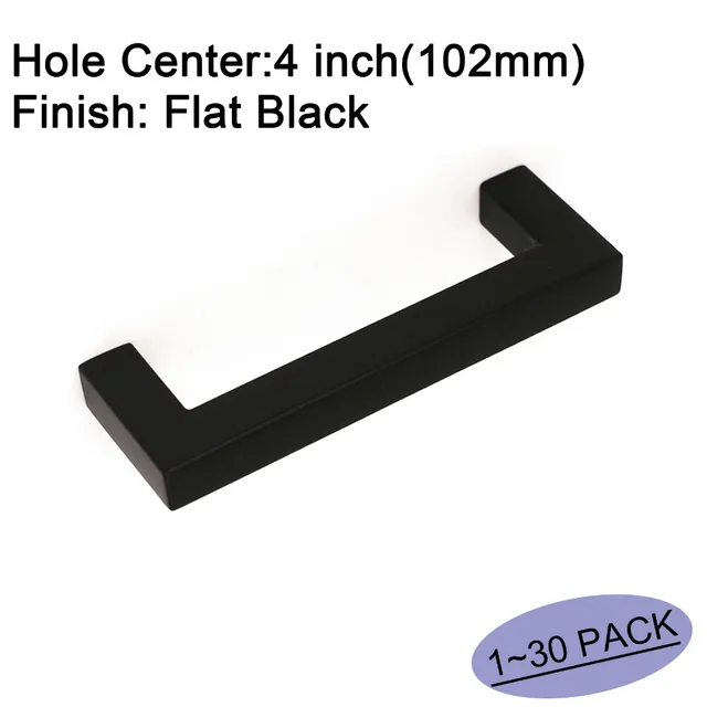 Kitchen Cabinet Handles Black Pulls Drawer 4in Kitchen Cabinet Handles Black Pulls Drawer 4in Stainless Hardware
