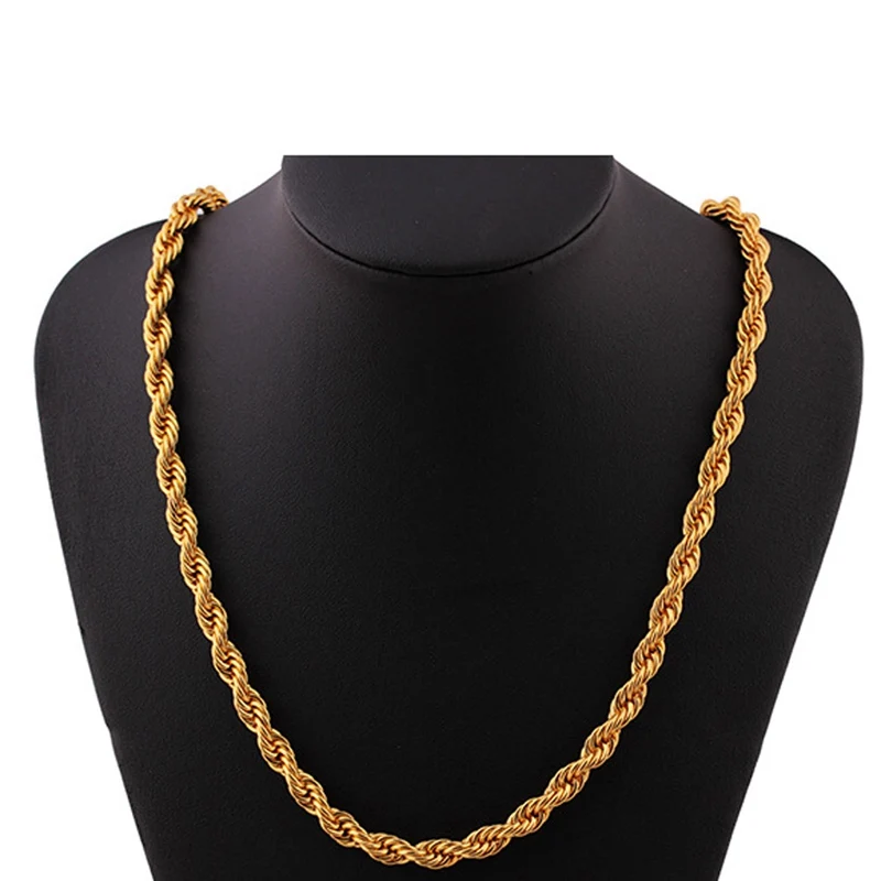 gold chain costume necklace