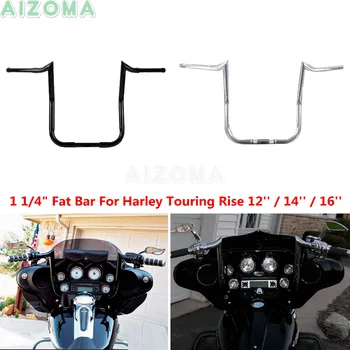 

12'' 14'' 16'' Rise Batwing Fairing Ape Handlebar 1 1/4" Monkey Bagger Bar For Harley Softail Touring Road Electra Street Glide