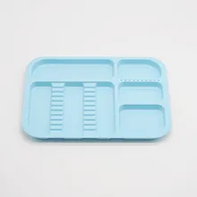 1 шт. стоматологическая клиника пункт разделенный отдельный тип лоток пластиковый инструмент Автоклавный