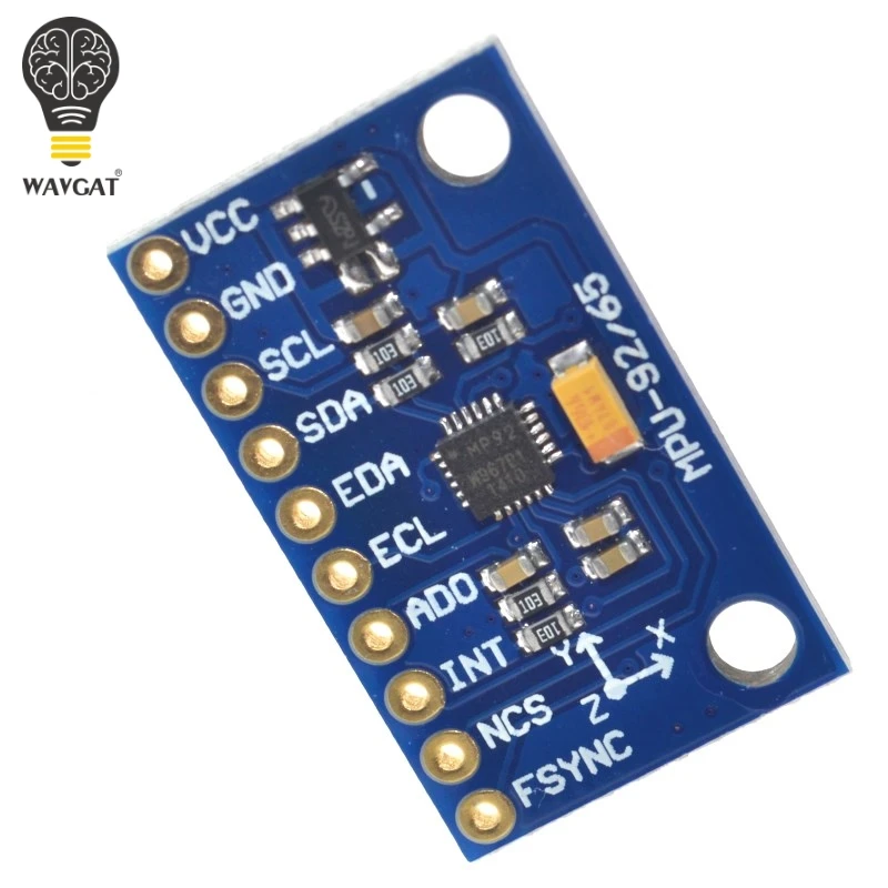 1 шт. SPI/IIC GY-9250 MPU 9250 MPU-9250 9-Axis Attitude+ гироскоп+ акселератор+ магнитометр Модуль датчика MPU9250