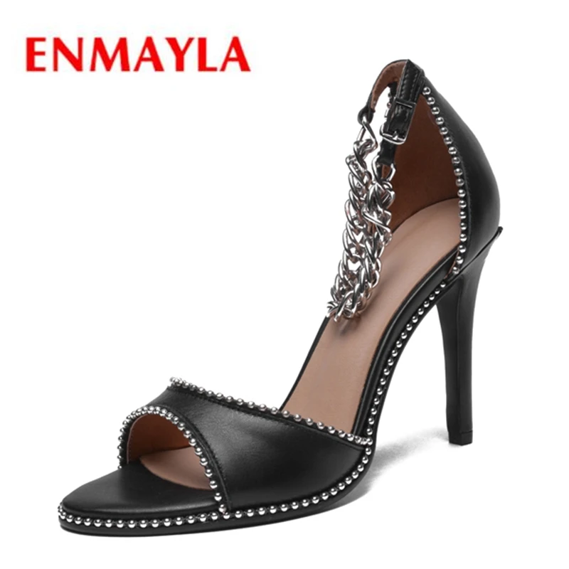 

ENMAYLA Buckle Strap Casual Basic Womens Shoes Sandalias De Mujer Verano 2018 Size 34-39 ZYL2309