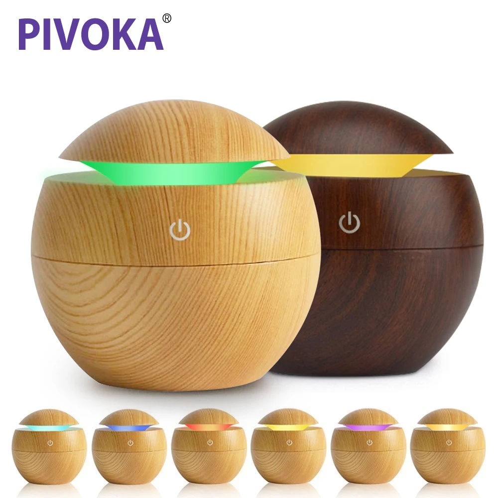 PIVOKA USB Арома эфирные масла диффузор ультразвуковой холодный туман увлажнитель