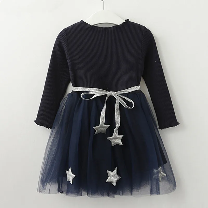 

2019 New Spring And Autumn Dress Girl Baby Girl Clothes For Age 2-8 Years 9045