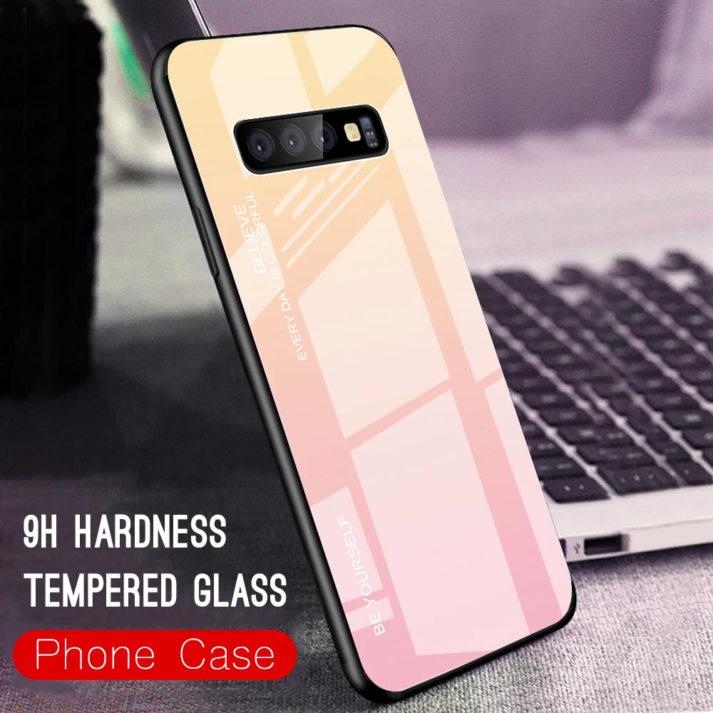 For Samsung S10 Plus S10e Note9 Note8 S8 S9 Plus Cover Gradient Color (32)