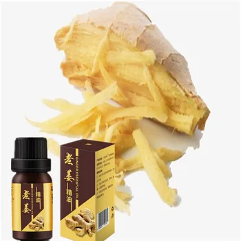 

New Ginger Essential Oil for Face Care Skin Treatment Acne Pimples Reduce Scars Facial Firming Powerful V-Line Face Slimming