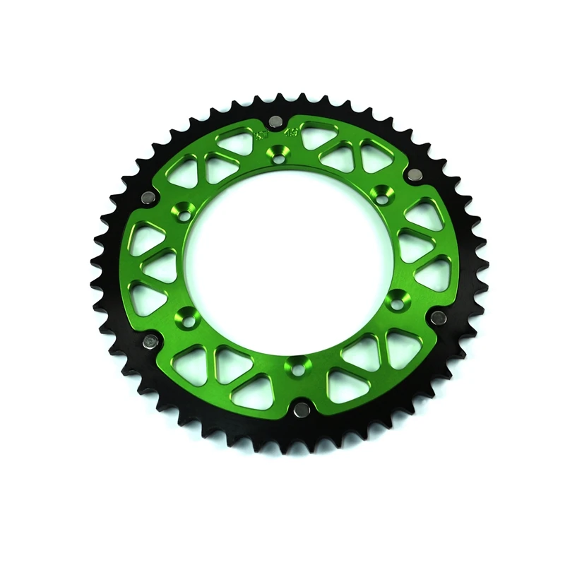49T CNC Rear Chain Sprocket KX125 KX250 KLX650 Motocross Supermoto