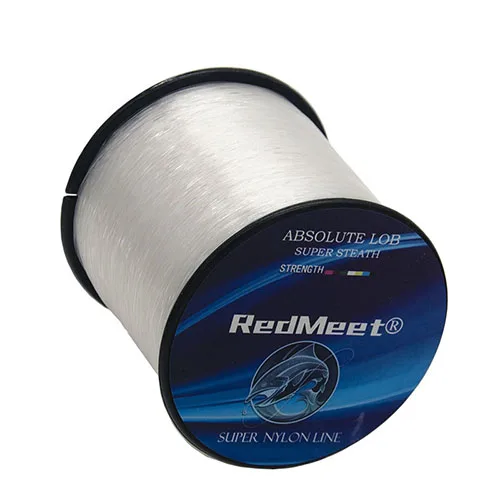 Hot Sale 1Pcs 1000m New Brand RedMeet Series Super Strong Japan Monofilament Nylon Fishing Line 1000m 4.4-28.6LB - Цвет: White