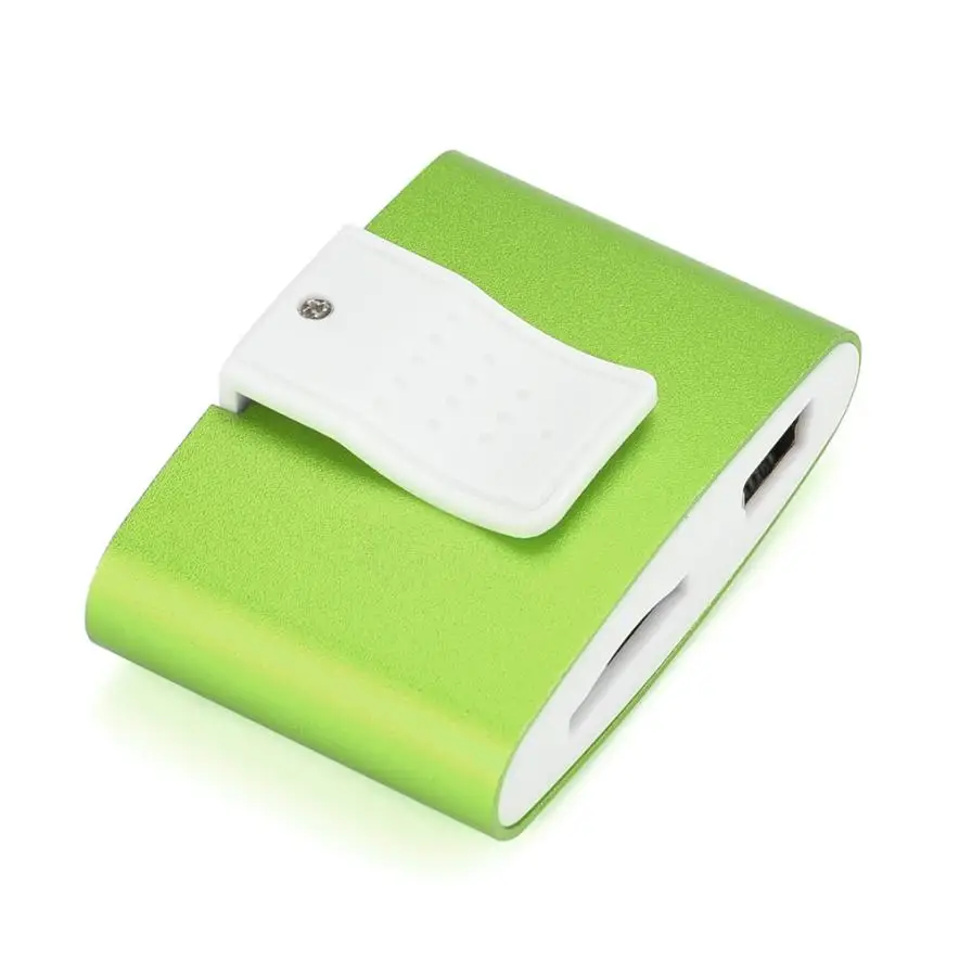 Новый мини USB металлический зажим MP3 плеер ЖК дисплей Экран музыкальный + наушники