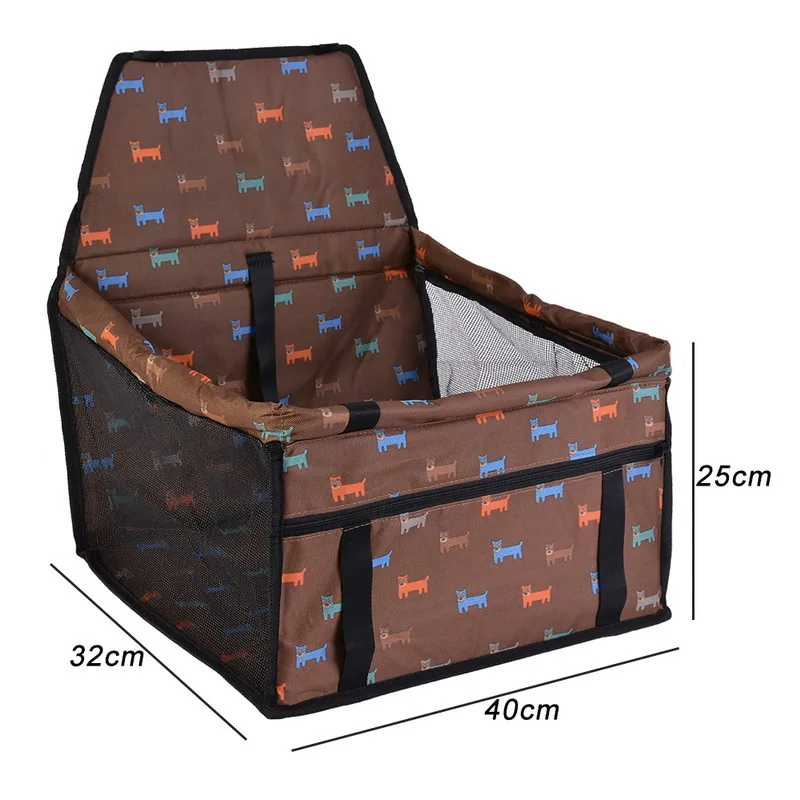 Travel 2 in 1 Carrier For Dogs Nylon Waterproof Folding Thick Pet Cat Dog Car Booster Seat Cover Outdoor Pet Bag Hammock Oxford