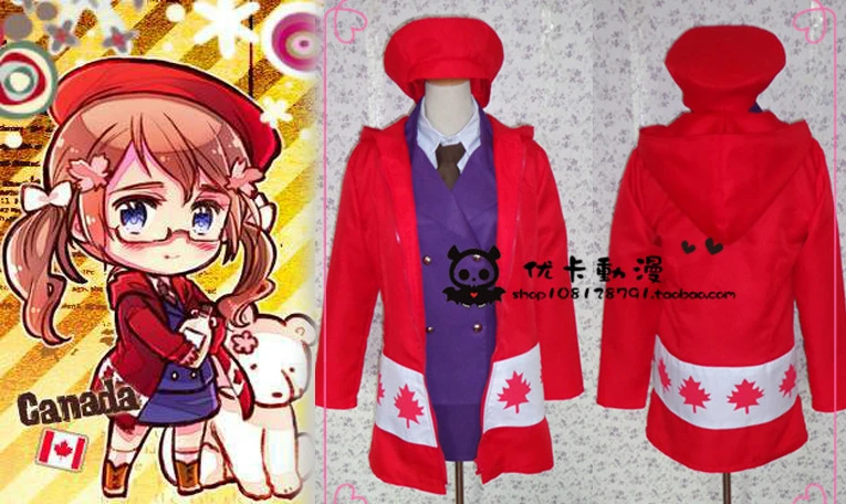 アニメaphヘタリアヘタリアコスプレカナダコスチューム軍制服女性ドレスコートセット11 Hetalia Cosplay Hetalia Canada Cosplayhetalia Cosplay Costumes Aliexpress