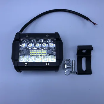 

2pcs Car Front Light 4 inch 10-30V 60W 120W Work Light Bar Spot Flood Combo Fog Lamp for Auto Lada Niva 4x4 Off Road 12V 24V
