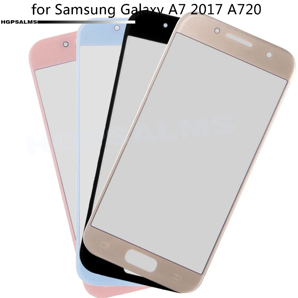 Для Samsung Galaxy A7 2017 A720 спереди Экран внешний Стекло объектив Сенсорный экран