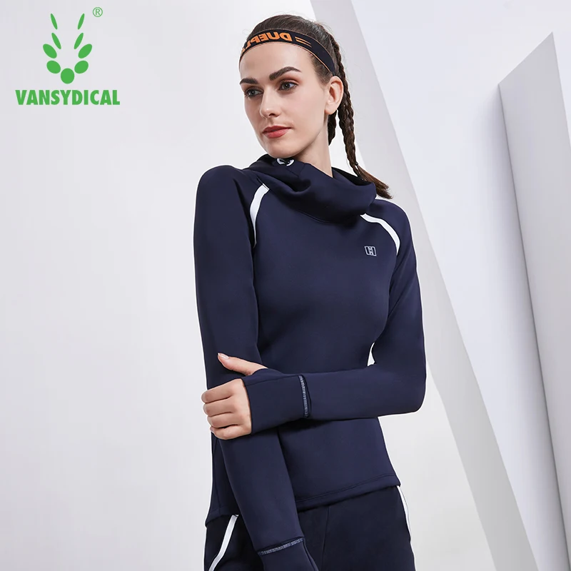 Женские спортивные свитеры Vansydical дышащие для бега и тренировок Осень