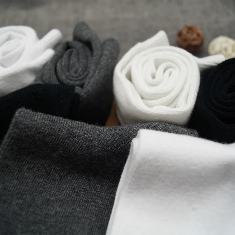 Knee High Socks Kids Boys Girls Long Tube Socks for School Uniform Children White Socks Harajuku Socks Long Student Black 4-15Y 3