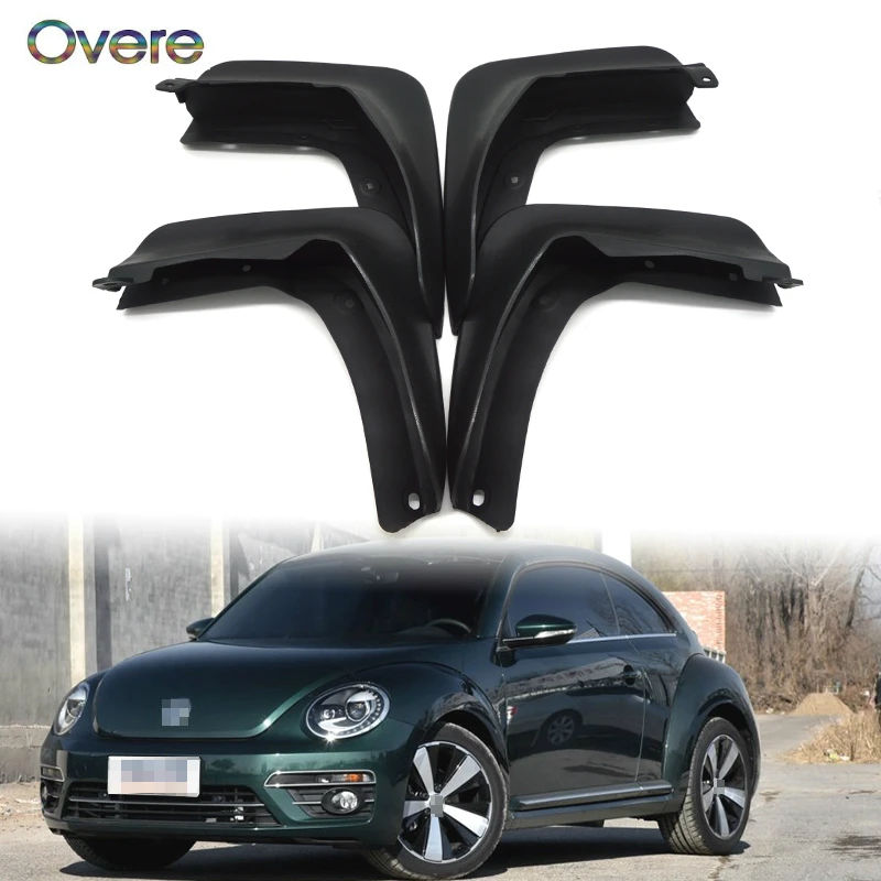 Overe автомобильные передние и задние брызговики для Volkswagen VW Beetle (A5) 2012 2013 2014 2015 2016 2017